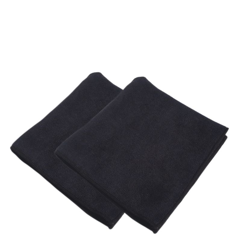 Lingette microfibre noire XL - 2 pcs